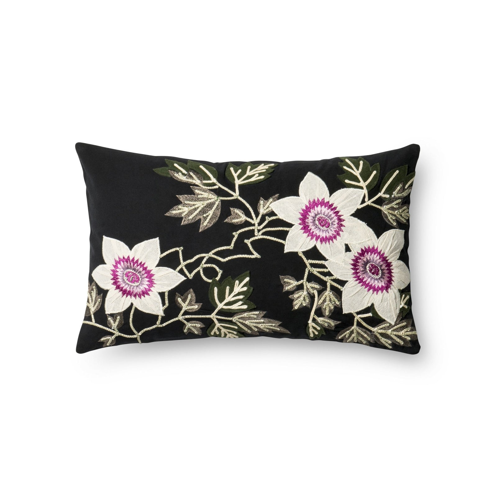 Loloi P0295 Black/Ivory Pillow