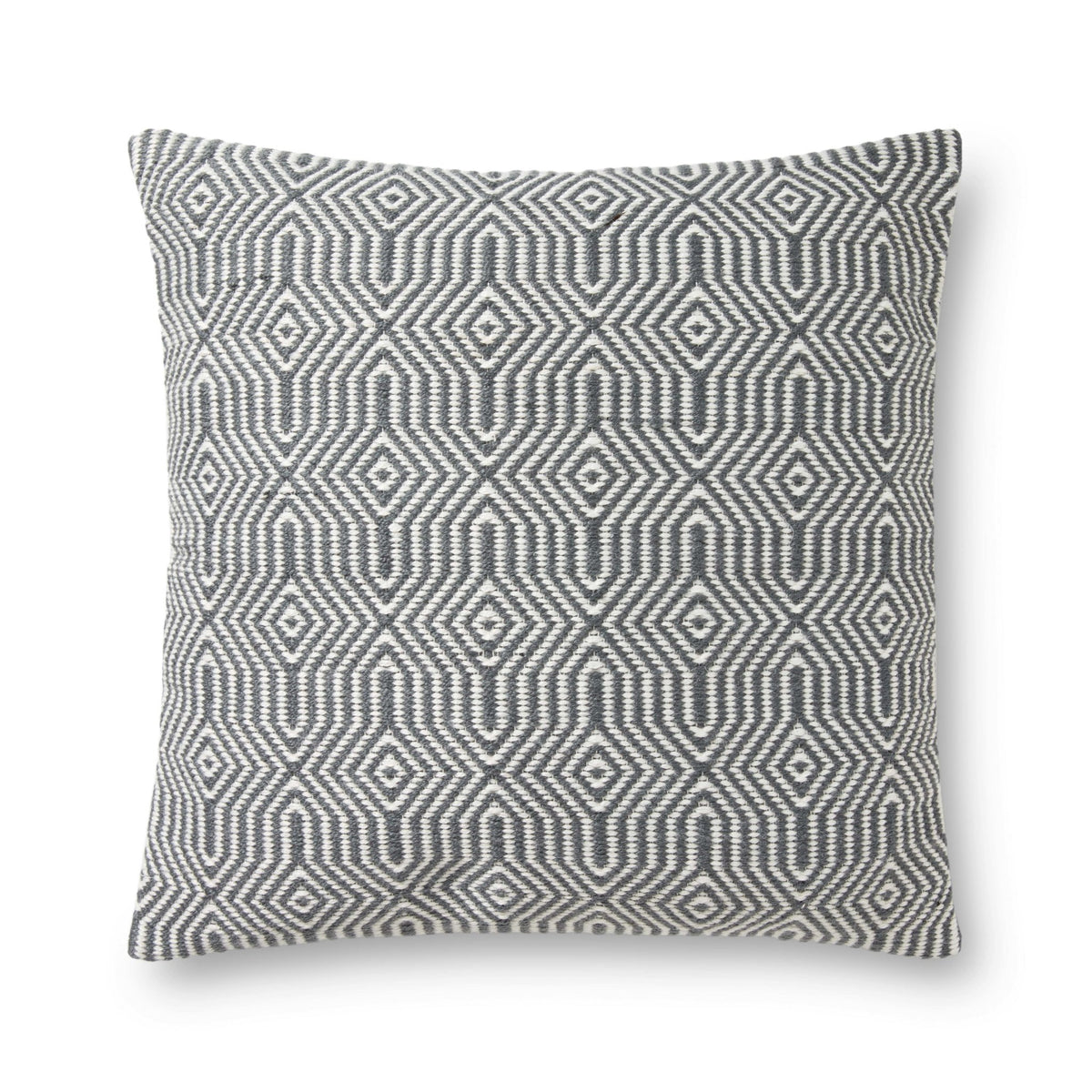 Loloi P0339 Charcoal/White Pillow