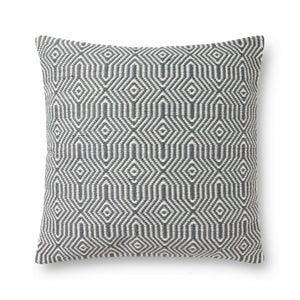 Loloi P0339 Charcoal/White Pillow