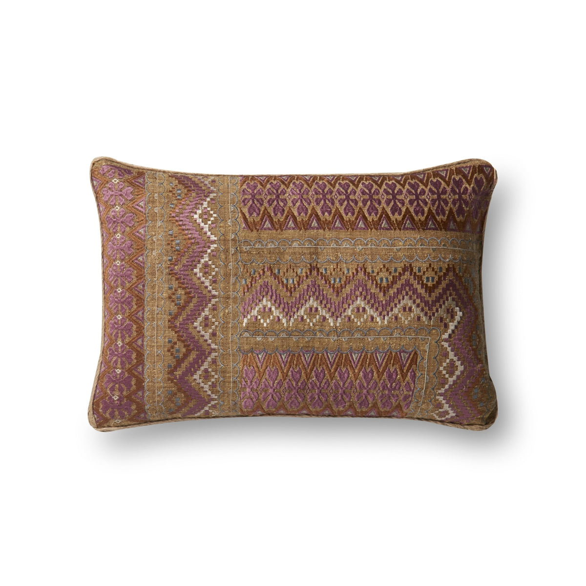 Loloi P0497 Pink/Rust Pillow