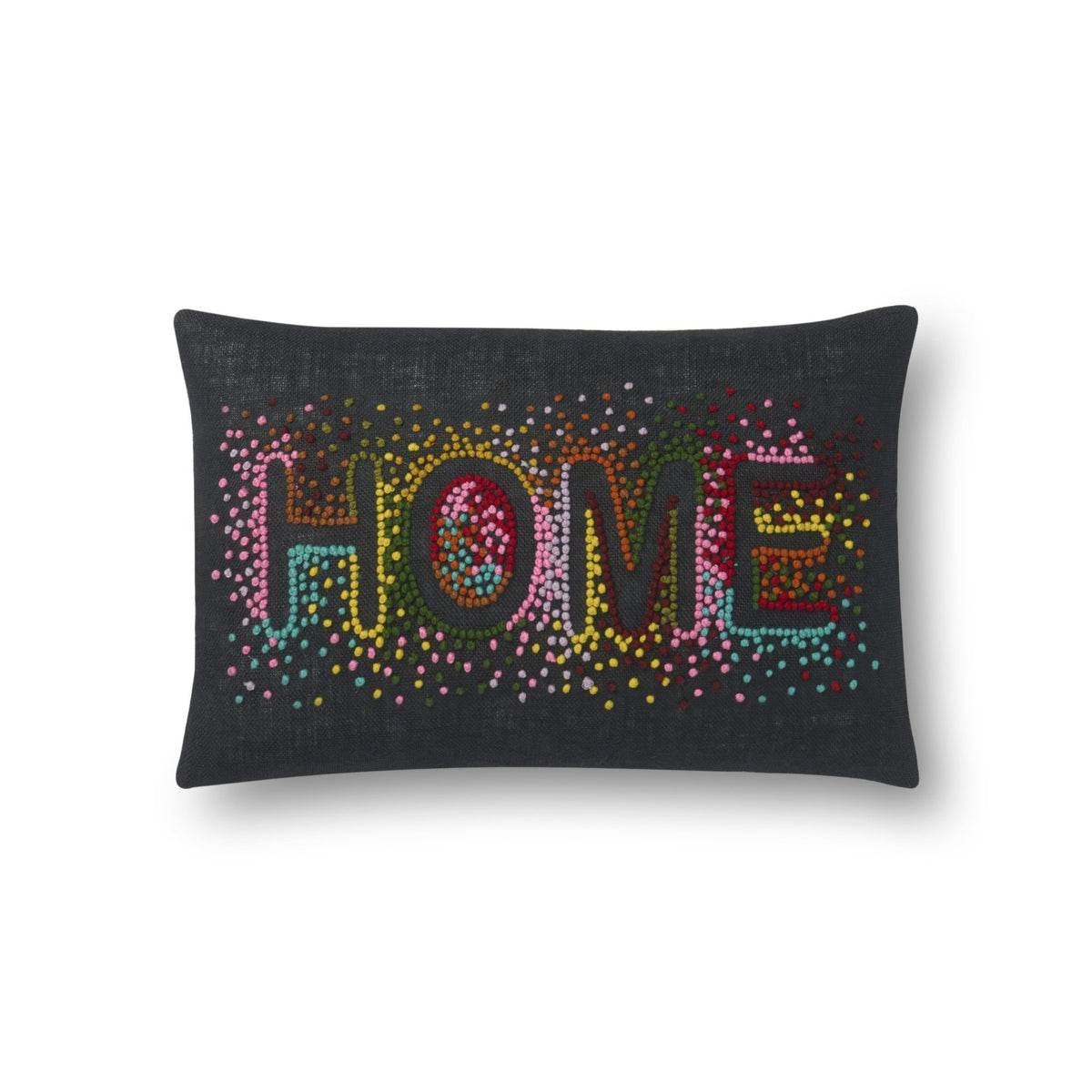 Loloi P0560 Black/Multi Pillow