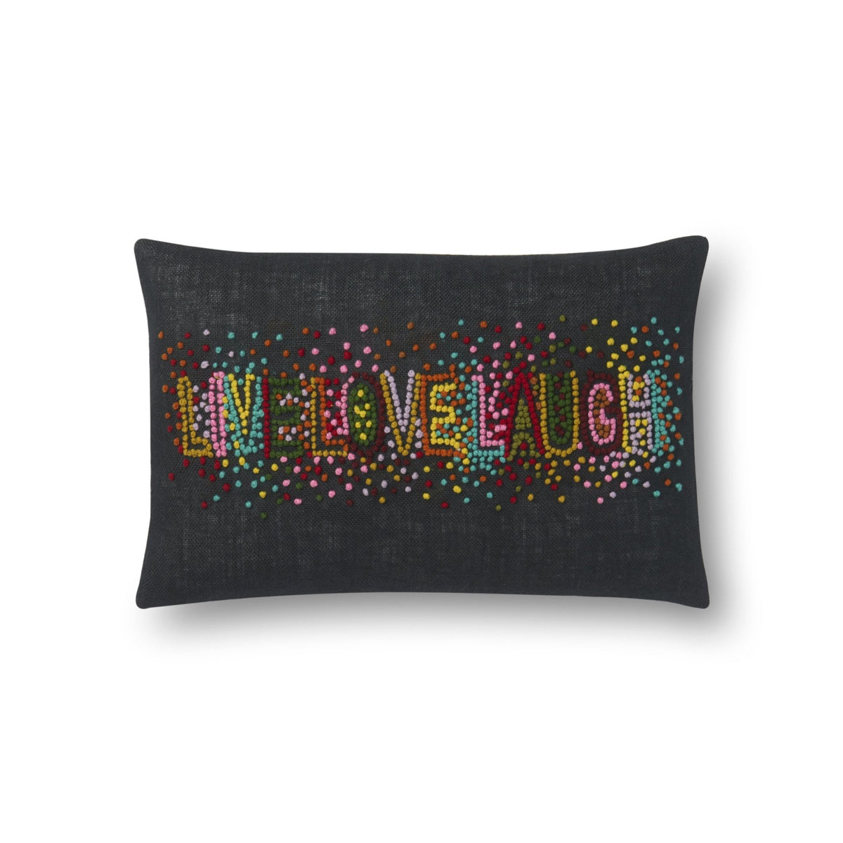 Loloi P0561 Black/Multi Pillow