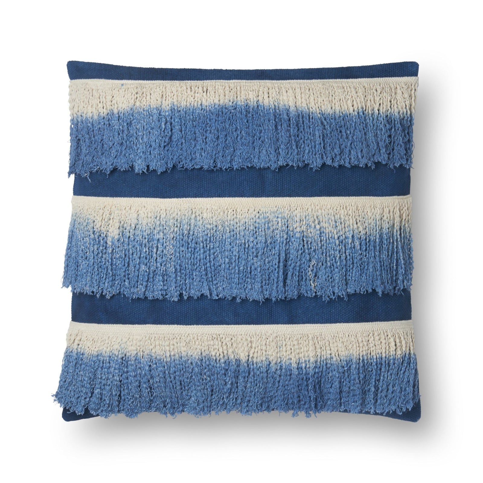 Loloi P0593 Blue/Ivory Pillow