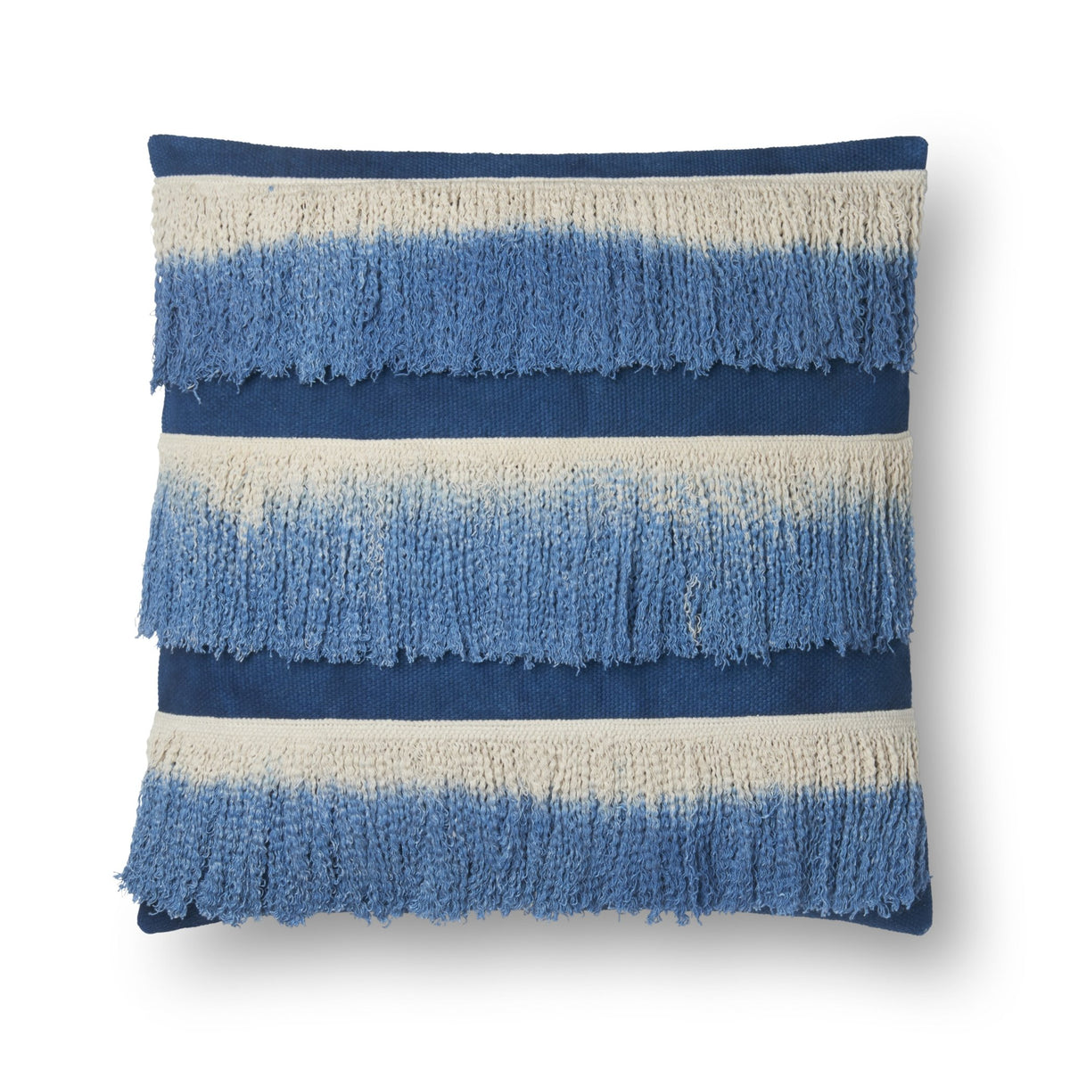 Loloi P0593 Blue/Ivory Pillow