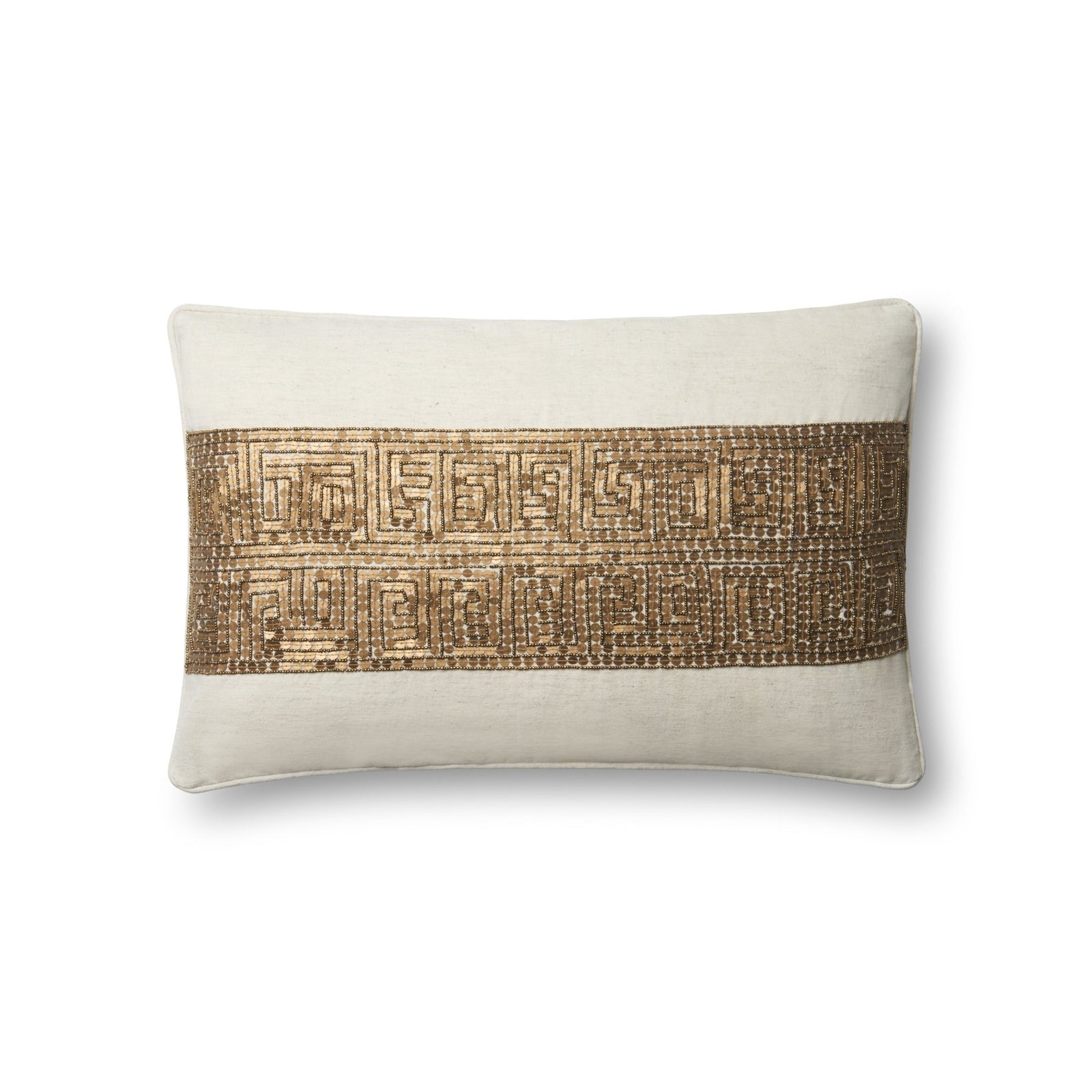 Loloi P0610 Ivory/Gold Pillow