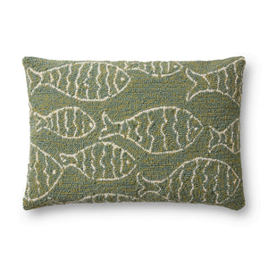 Loloi P0908 Green Pillow