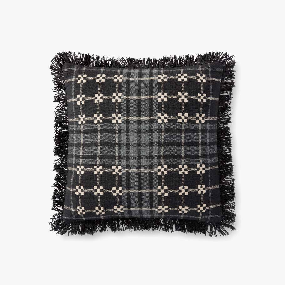 Loloi P0927 Black/Grey Pillow