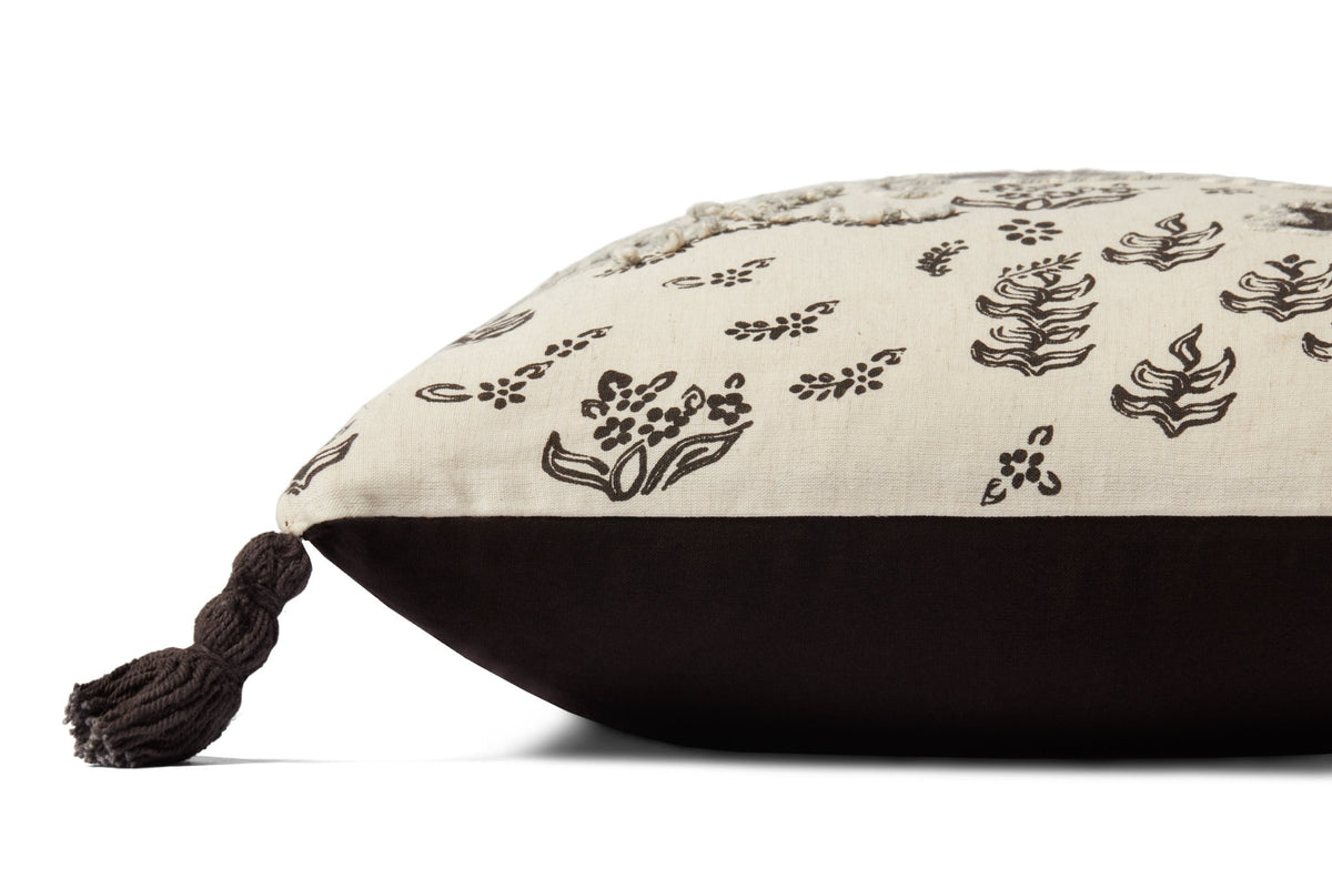 Loloi Pll0025 Ivory/Black Pillow
