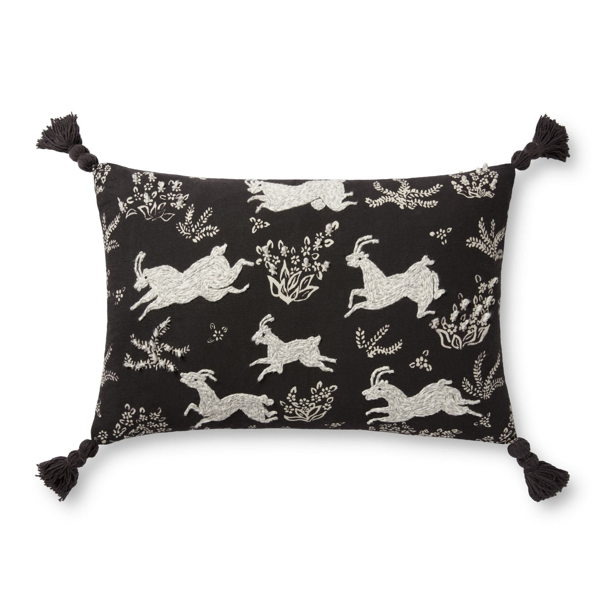 Loloi Pll0027 Black/Ivory Pillow