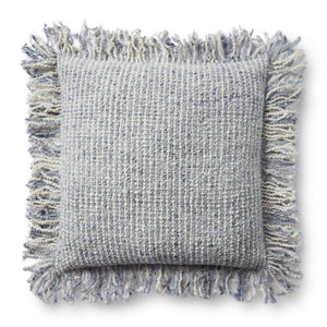 Loloi Pll0033 Ivory/Blue Pillow