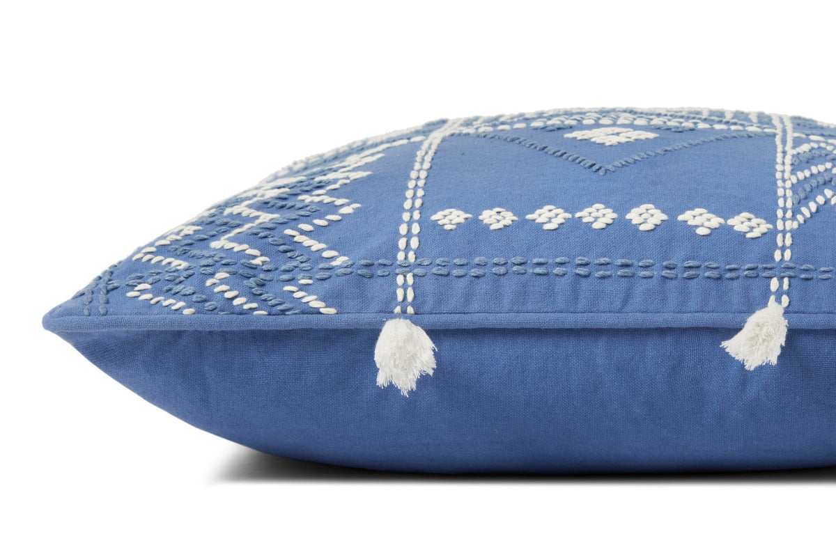 Loloi Pll0049 Blue/Ivory Pillow