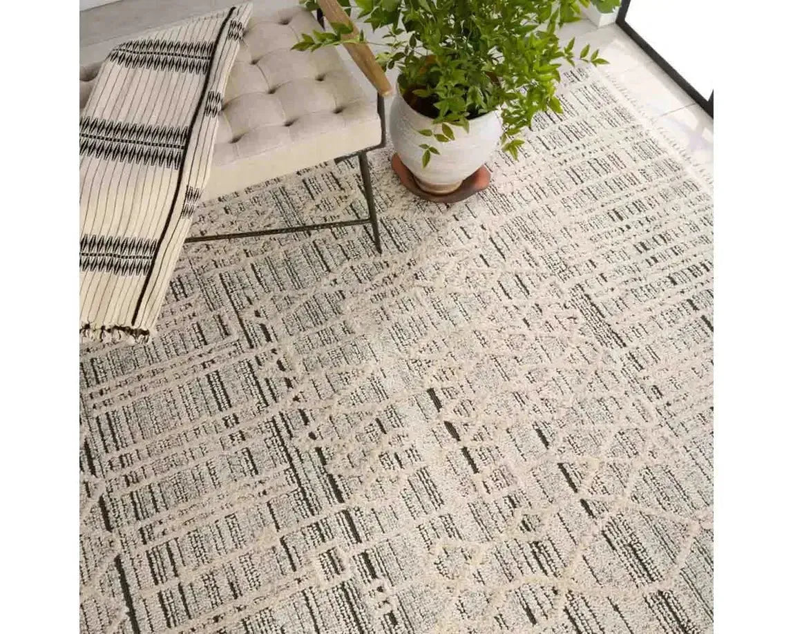 Lore LRE02 Cream/Grey Rug