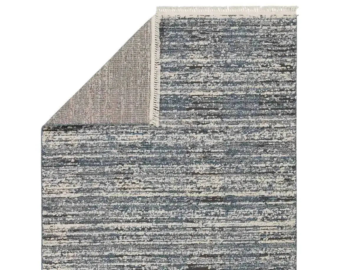 Lore LRE03 Blue/Cream Rug