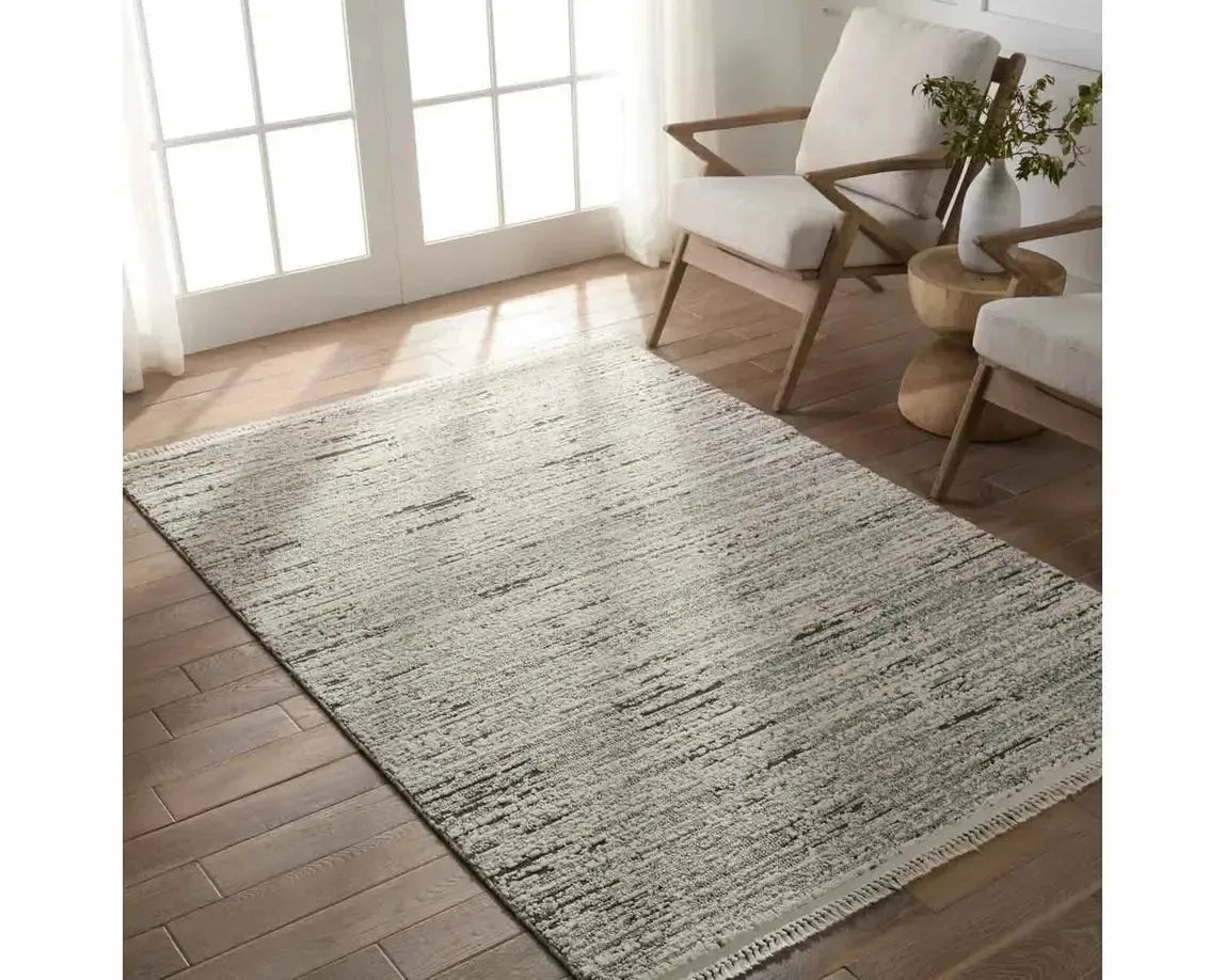 Lore LRE04 Grey/Cream Rug