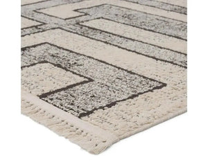 Lore LRE05 Grey/Cream Rug