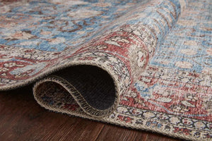 Loren LQ 01 Blue / Brick Rug