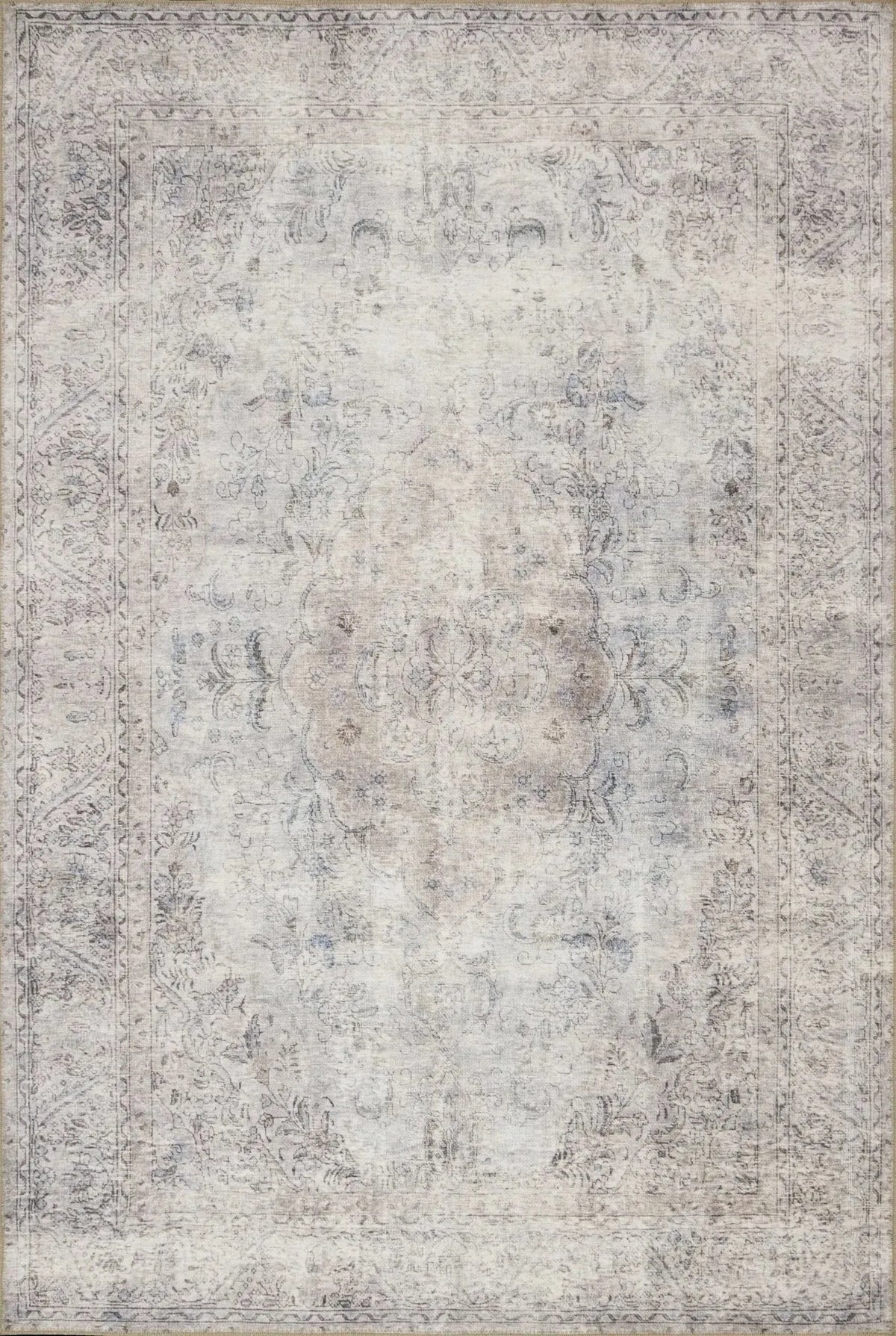 Loren LQ 04 Silver / Slate Rug
