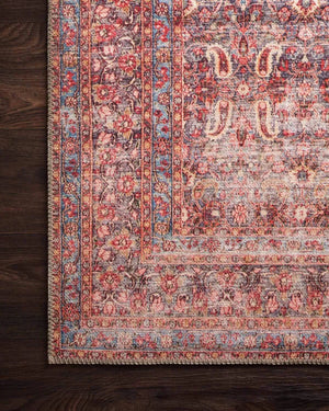 Loren LQ 05 Eggplant / Crimson Rug