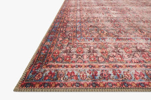 Loren LQ 05 Eggplant / Crimson Rug