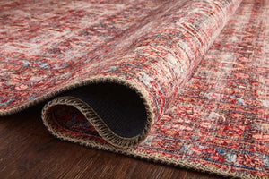 Loren LQ 05 Eggplant / Crimson Rug