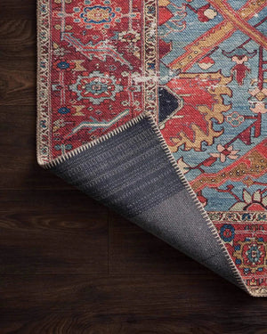 Loren LQ 10 Blue / Red Rug