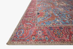 Loren LQ 10 Blue / Red Rug