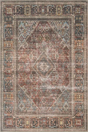 Loren LQ 13 Brick / Midnight Rug