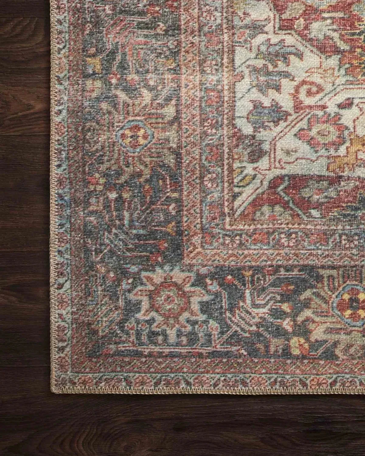 Loren LQ 14 Brick / Multi Rug