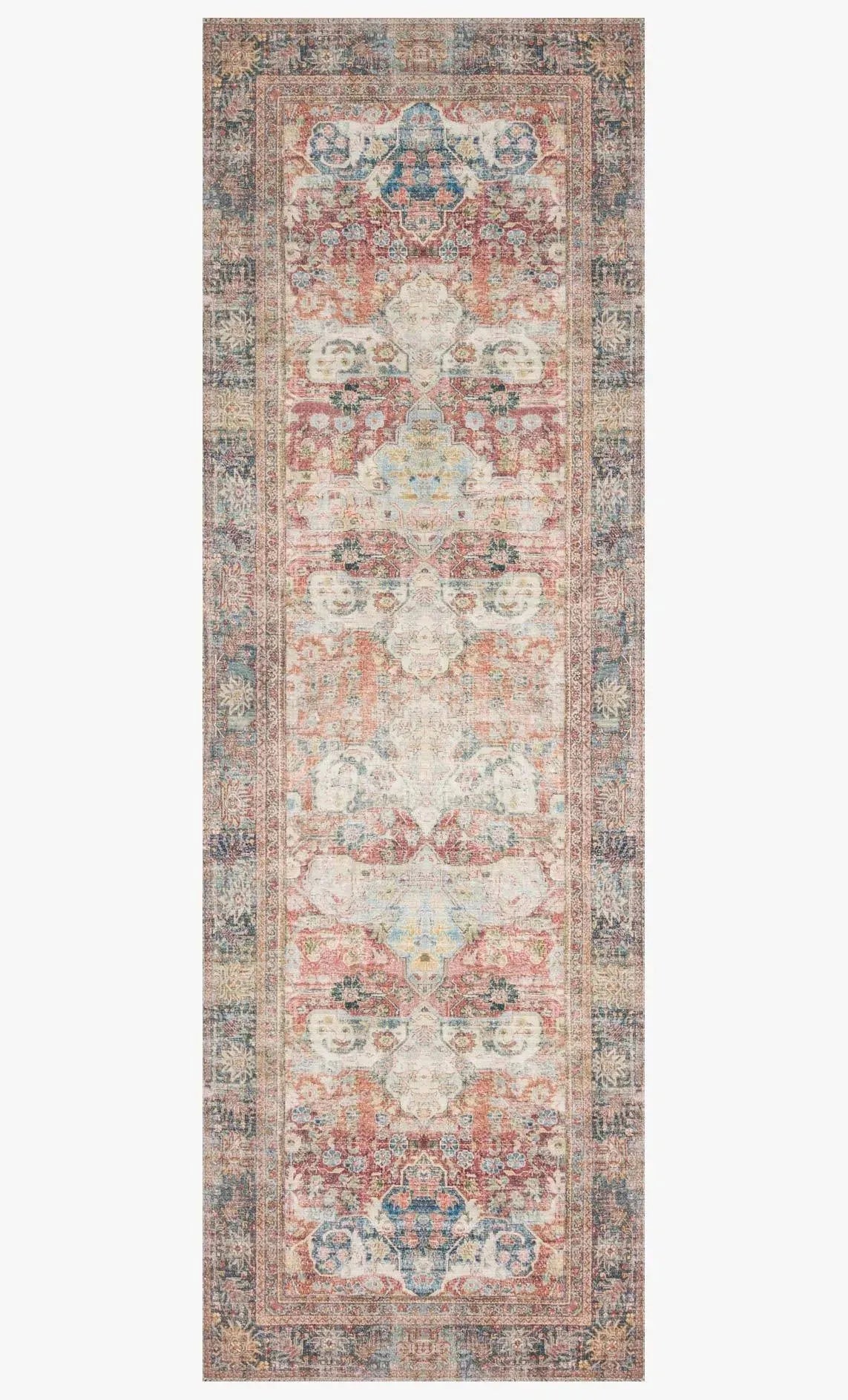 Loren LQ 14 Brick / Multi Rug