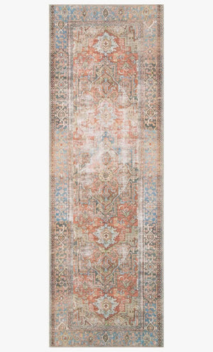 Loren LQ 15 Terracotta / Sky Rug