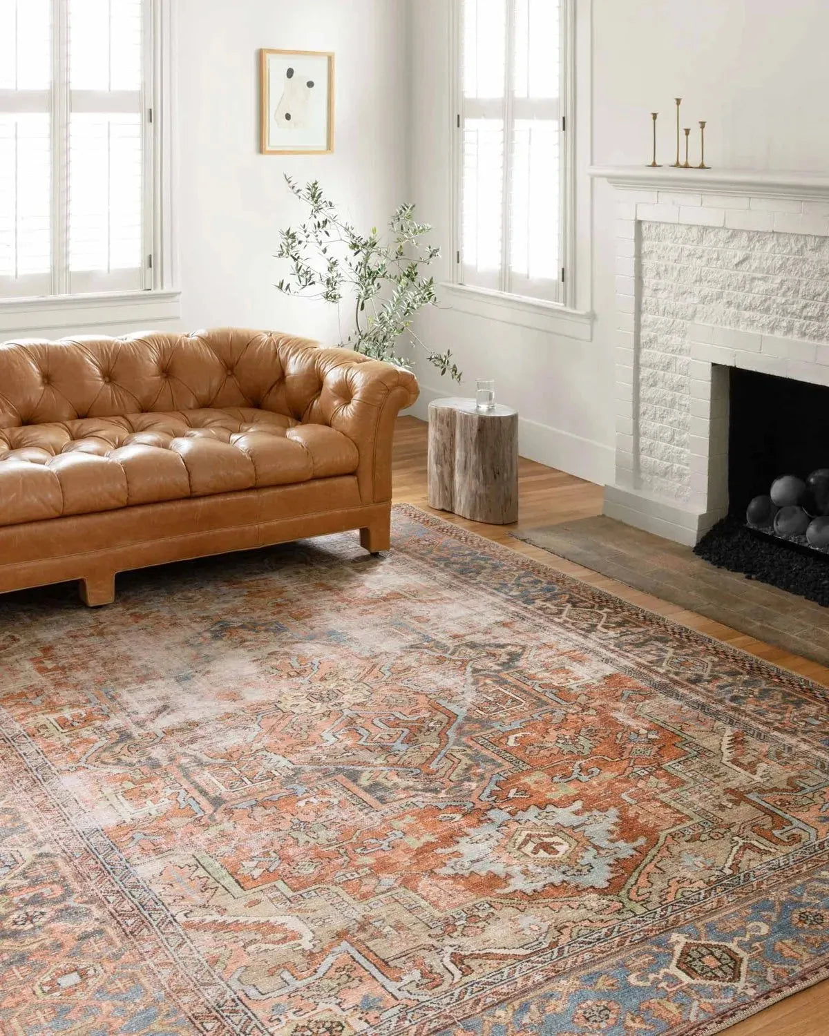 Loren LQ 15 Terracotta / Sky Rug