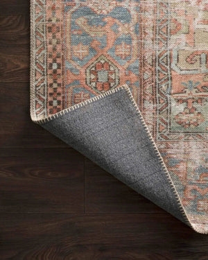 Loren LQ 15 Terracotta / Sky Rug