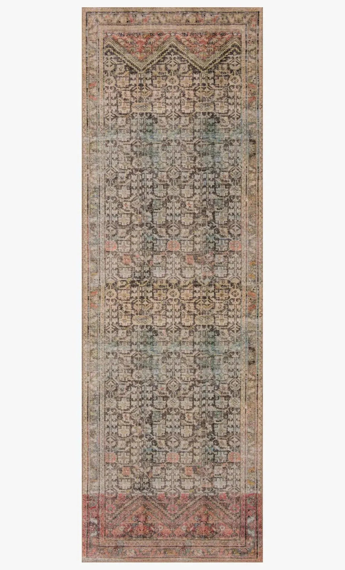 Loren Lq-17 Charcoal/Multi Rug