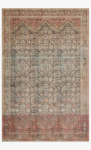 Loren Lq-17 Charcoal/Multi Rug