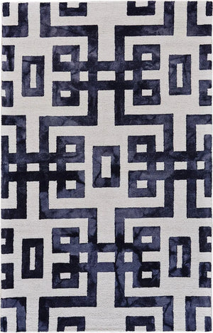 Lorrain 8568F Black/Ivory Rug