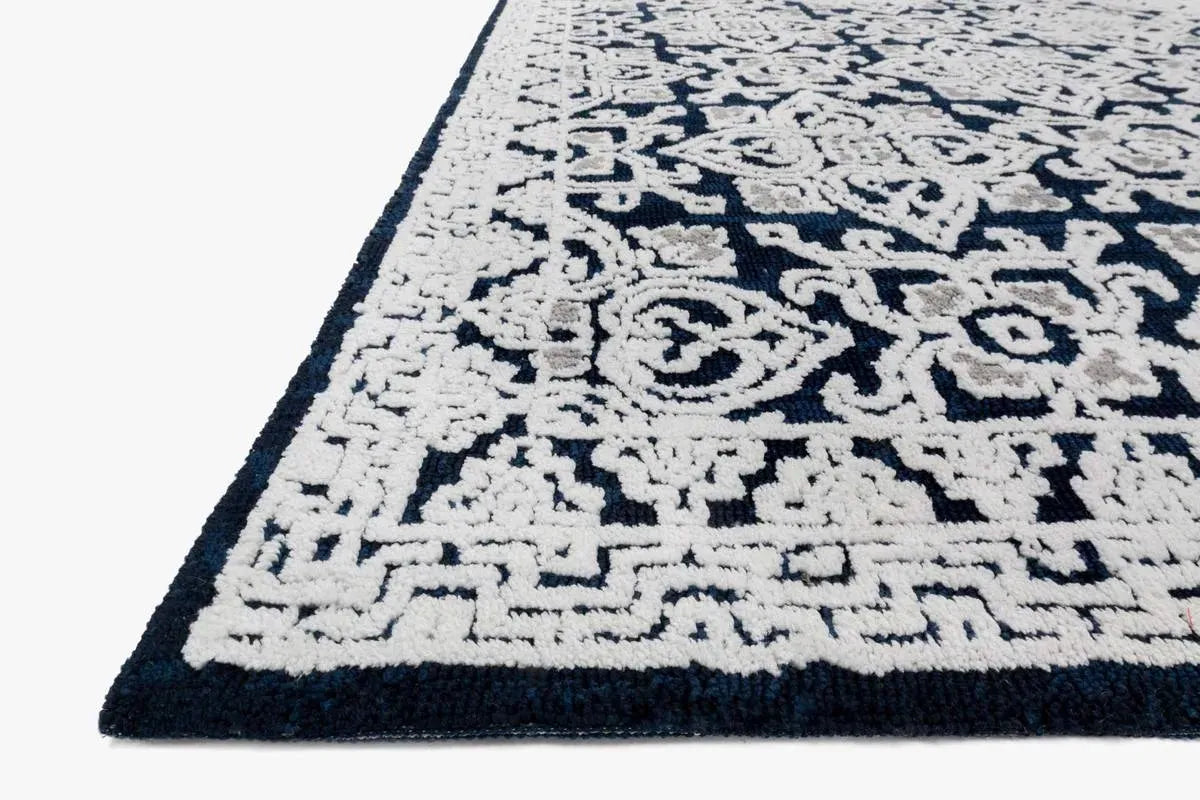 Lotus by Magnolia Home LB-05 Midnight/Silver Rug