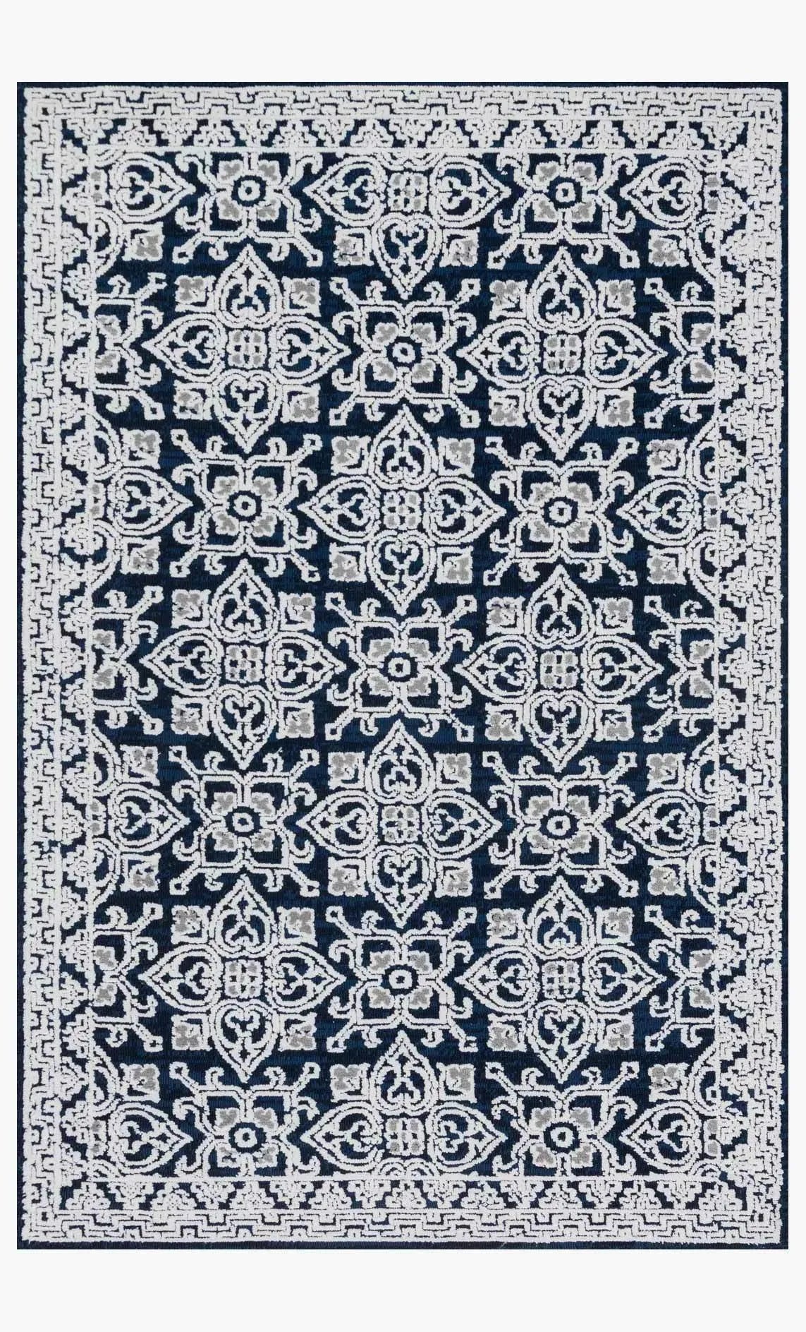 Lotus by Magnolia Home LB-05 Midnight/Silver Rug