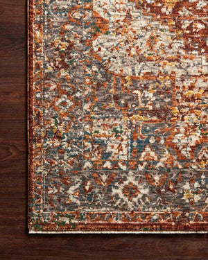 Lourdes Lou-02 Rust/Multi Rug
