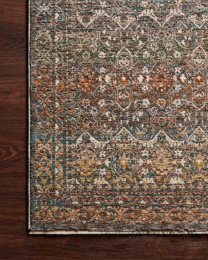 Lourdes Lou-03 Stone/Multi Rug