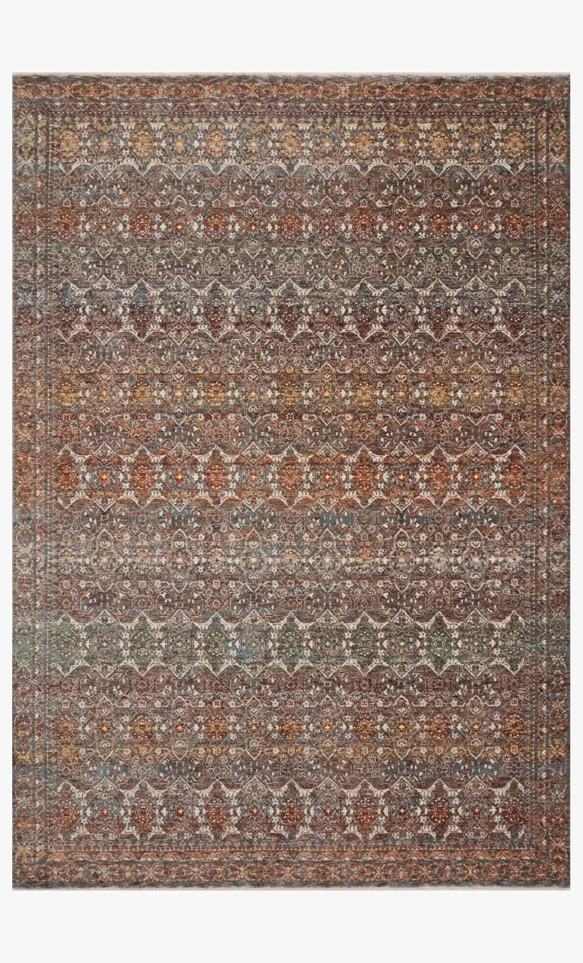 Lourdes Lou-03 Stone/Multi Rug