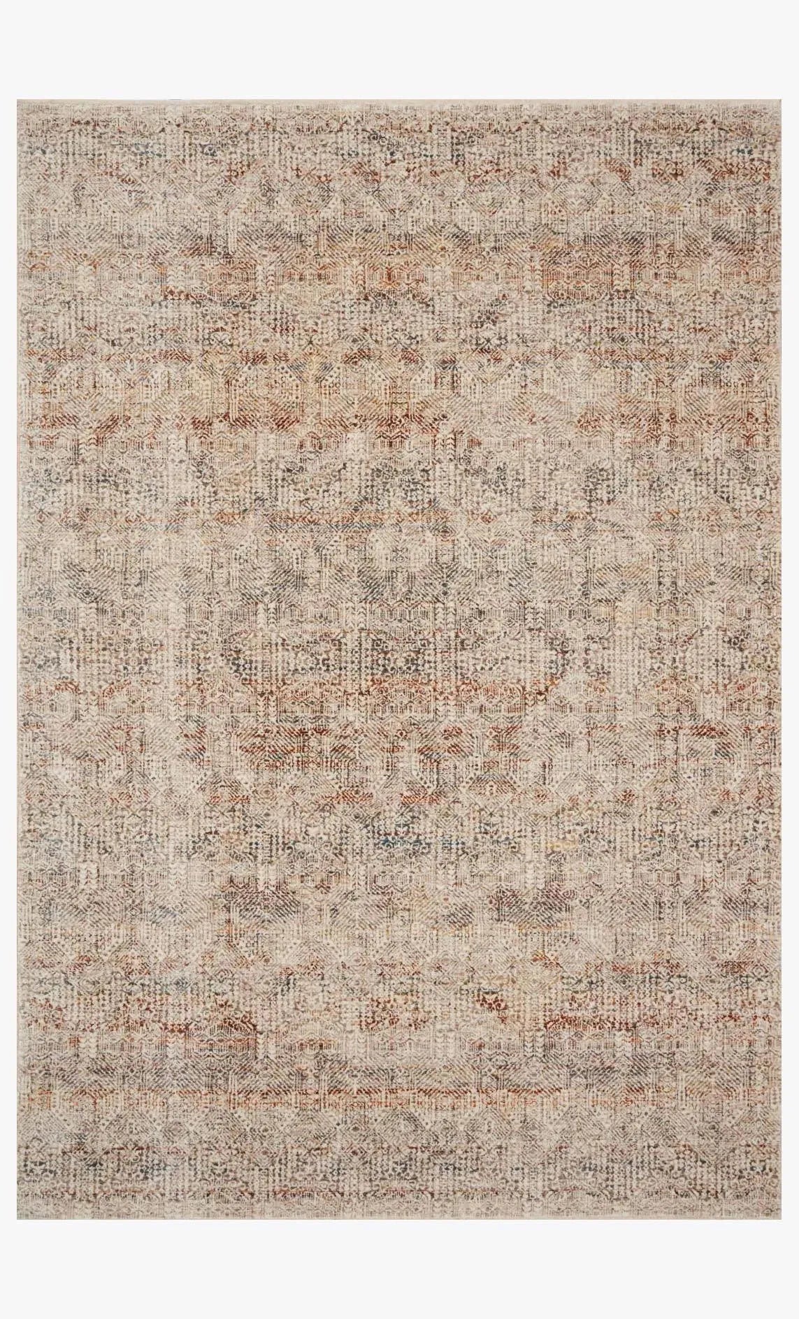 Lourdes Lou-04 Ivory/Spice Rug