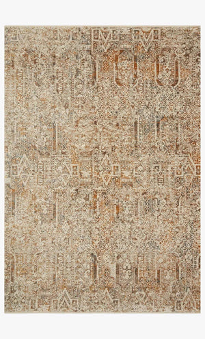 Lourdes Lou-05 Ivory/Orange Rug