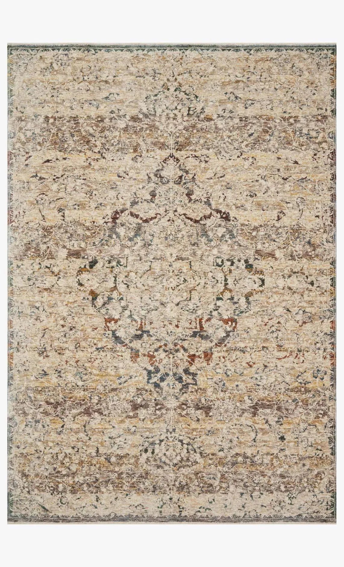 Lourdes Lou-06 Ivory/Multi Rug