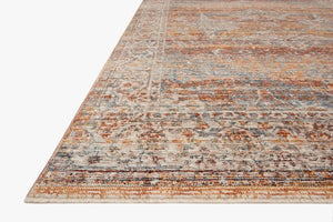 Lourdes Lou-07 Tangerine/Ocean Rug