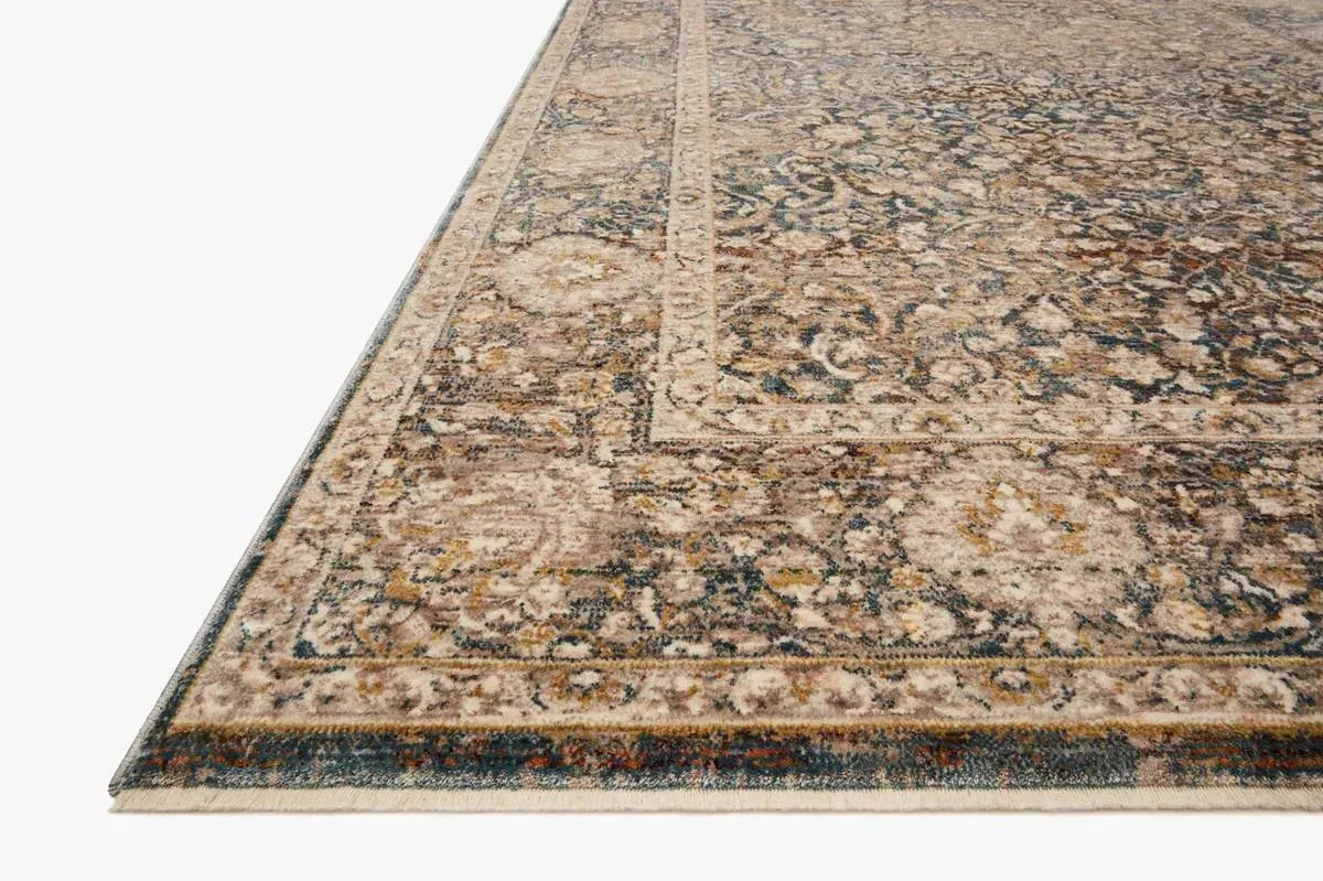 Lourdes Lou-08 Charcoal/Ivory Rug