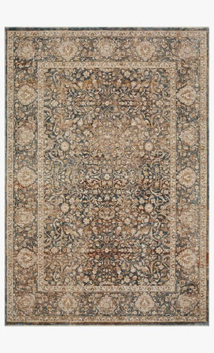 Lourdes Lou-08 Charcoal/Ivory Rug