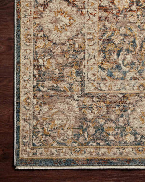 Lourdes Lou-08 Charcoal/Ivory Rug
