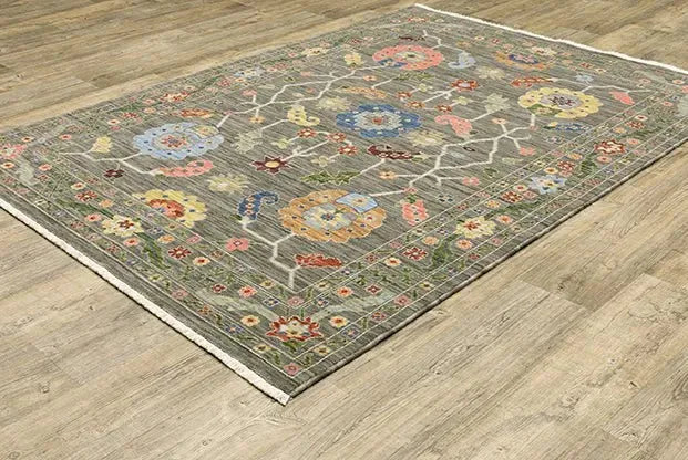Lucca 5506K Grey/Multi Rug