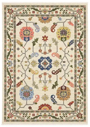 Lucca 5506W Ivory/Multi Rug