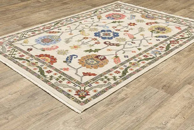 Lucca 5506W Ivory/Multi Rug